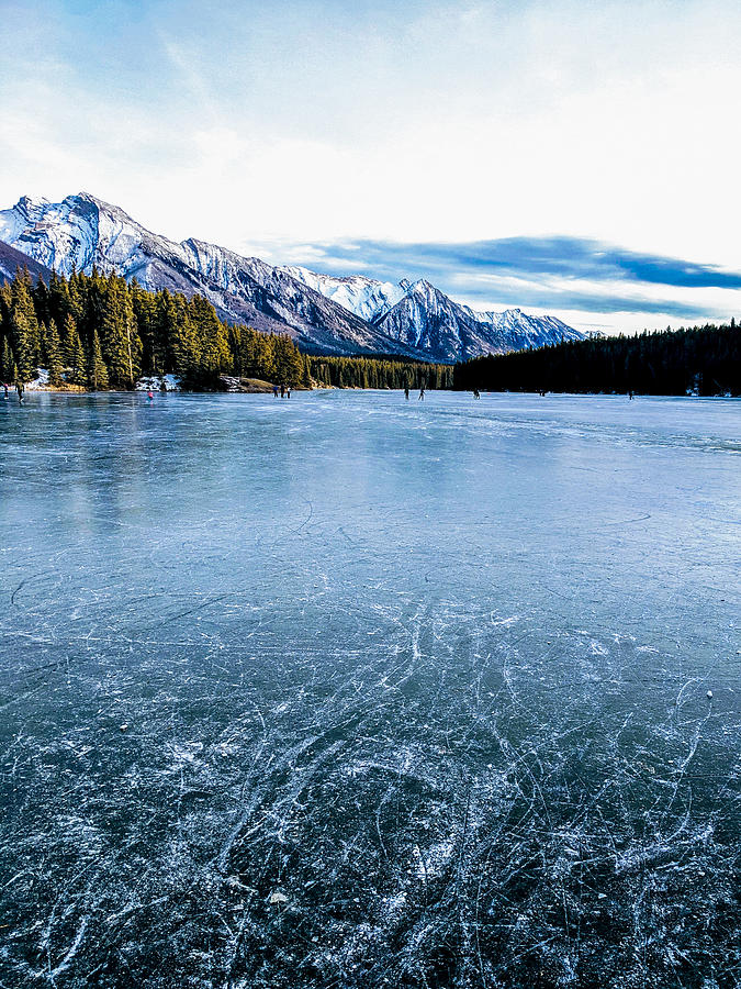 frozen Lake Photograph by Adam Thompson - Fine Art America