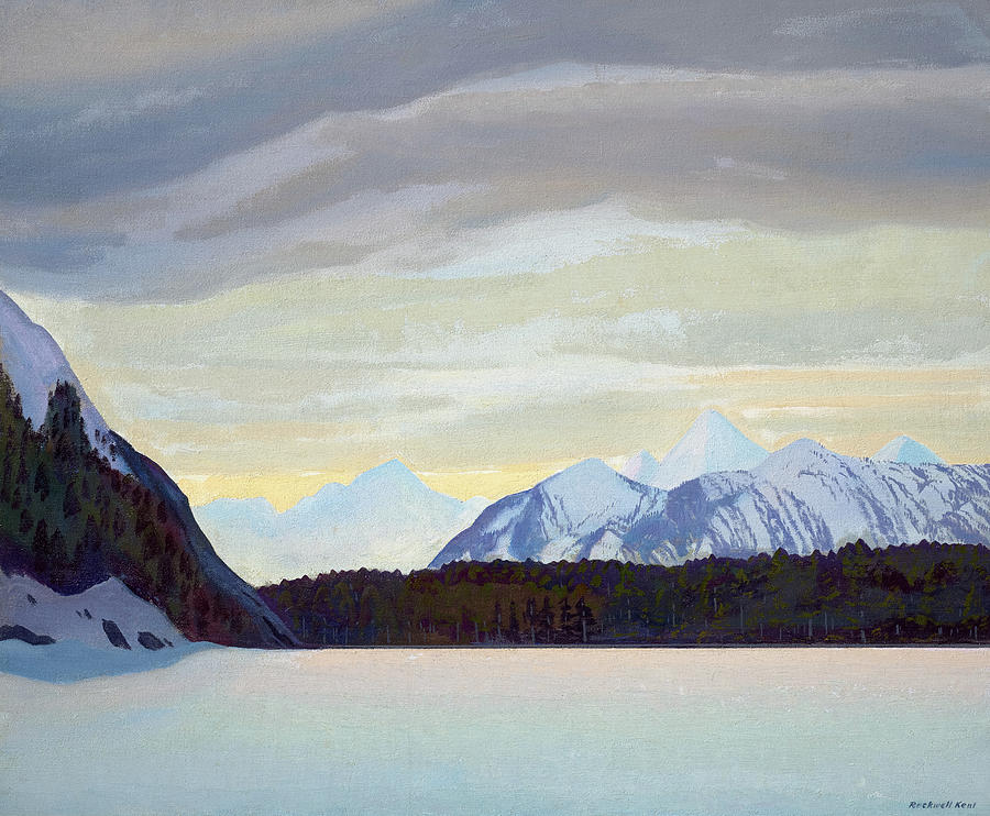 frozen-lake-alaska-1918-1919-rockwell-ke
