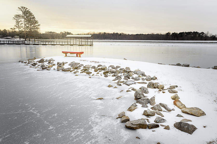 Frozen Lake Photograph by Jordan Hill