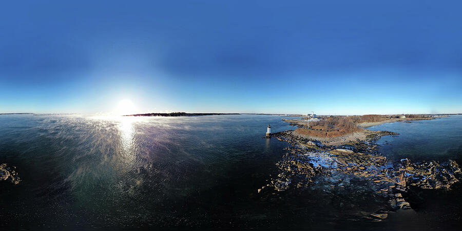 Frozen Morning Light at the Edge of the Sea Photograph by Jeff Folger Frozen Morning Light at the Edge of the Sea Photograph by Jeff Folger