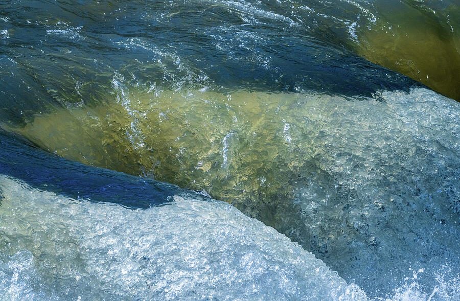 Frozen motion of raging water flowing over Valley Falls Photograph by ...