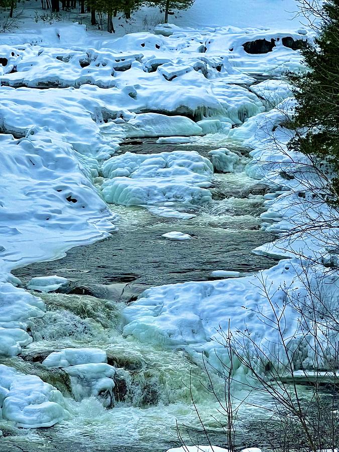 Frozen Mountain Stream Photograph by Keri LaGrave Frozen Mountain Stream Photograph by Keri LaGrave