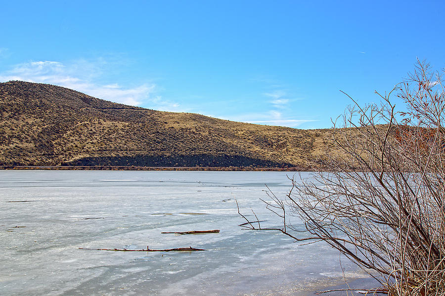 Frozen River Photograph by Dart Humeston
