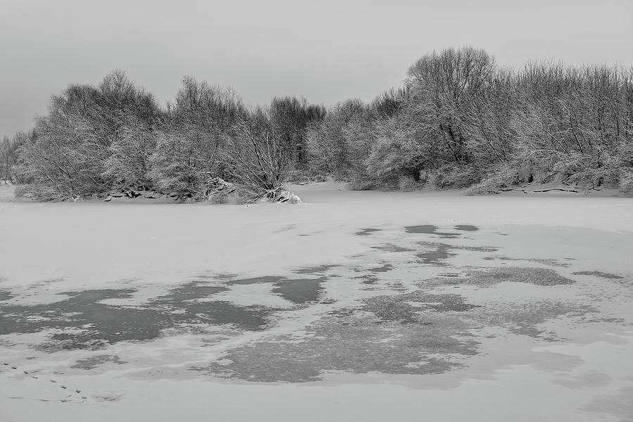 Frozen River Winter Landscape Photograph by Artur Bogacki