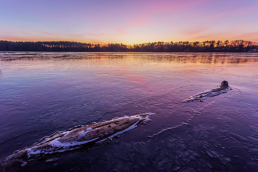 Frozen Sunrise #2 Photograph by Bryan Bzdula