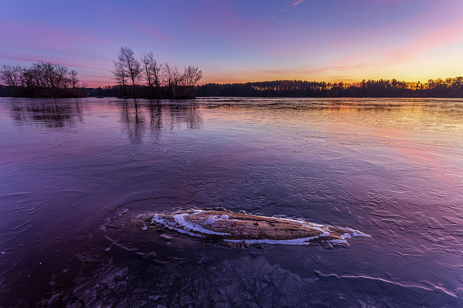 Frozen Sunrise #3 Photograph by Bryan Bzdula