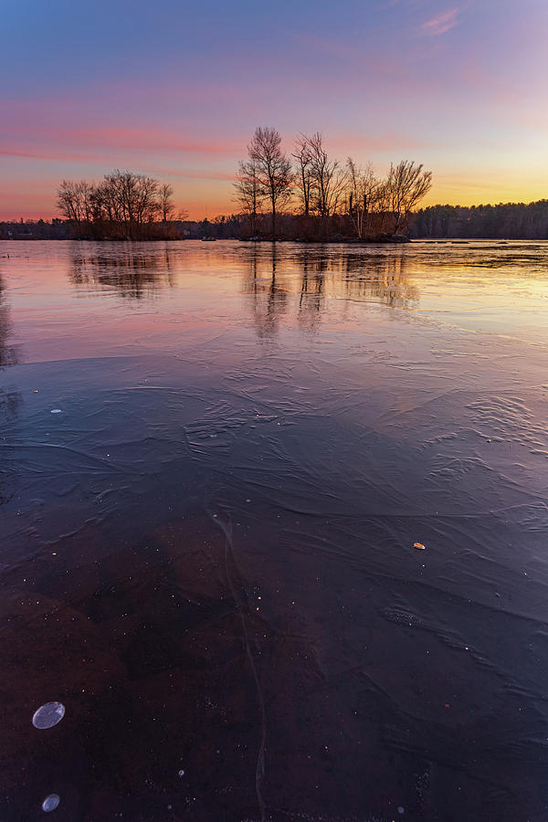 Frozen Sunrise #4 Photograph by Bryan Bzdula