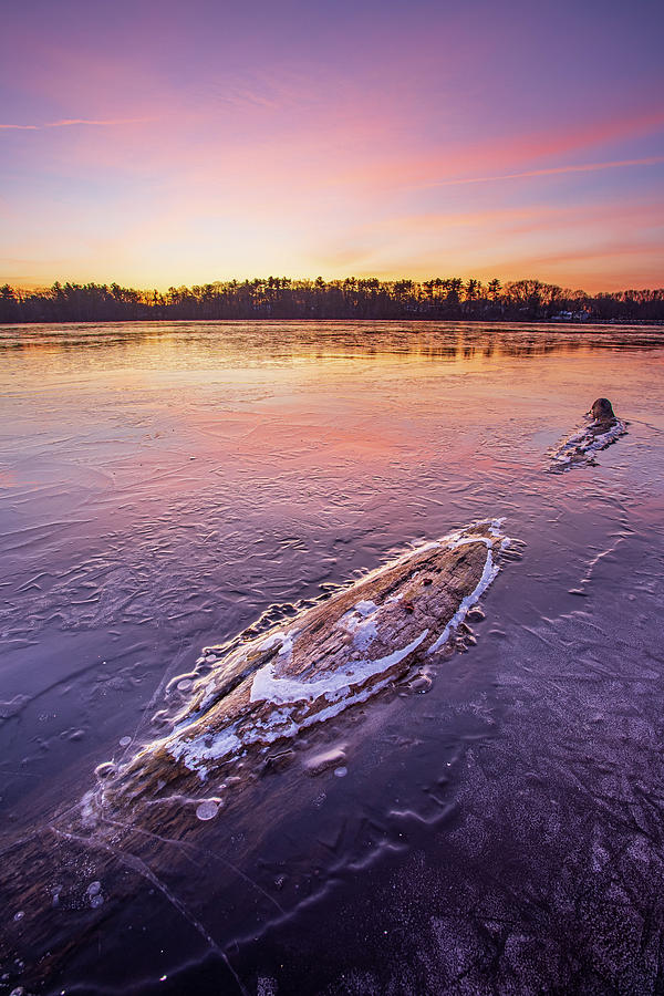 Frozen Sunrise #5 Photograph by Bryan Bzdula