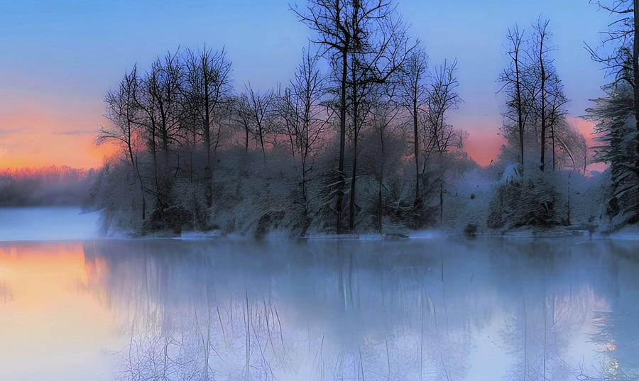 Frozen Sunrise  Photograph by Ally White