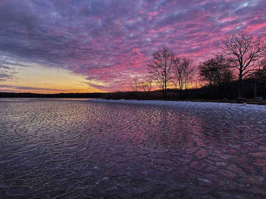 Frozen Sunrise Photograph by Mark Truman