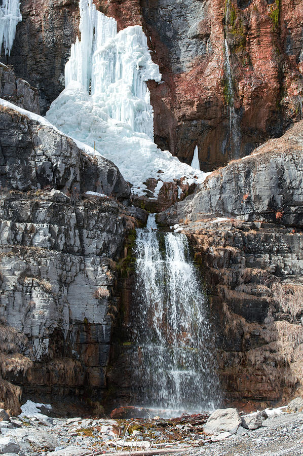 Frozen Waterfall 2 Photograph by Deborah M