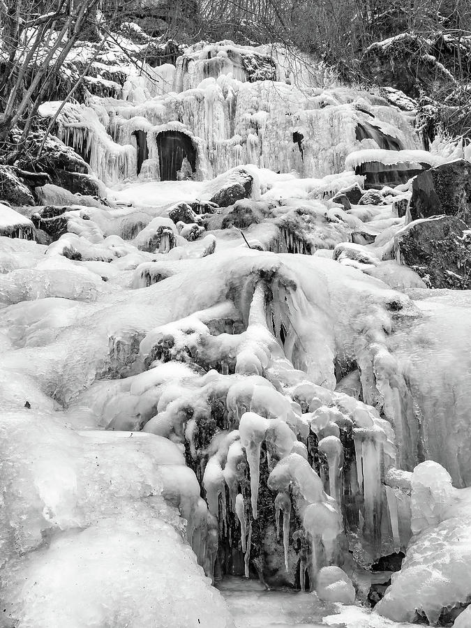 Frozen waterfall Photograph by Jivko Nakev | Fine Art America