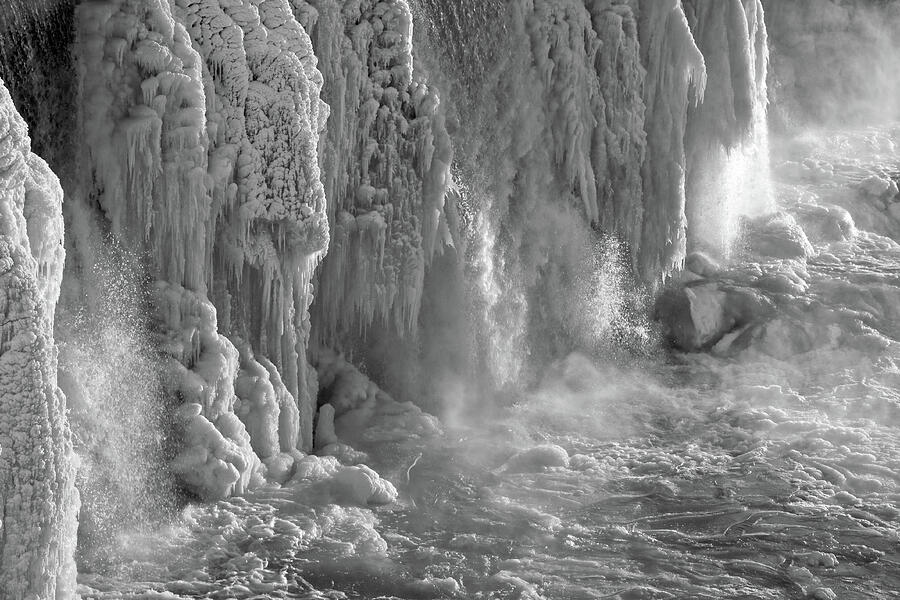 Frozen Waterfall Photograph by Tatiana Travelways