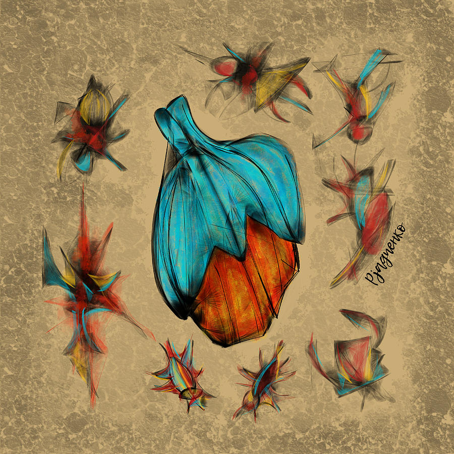 Fruit #12 Digital Art by Ljev Rjadcenko