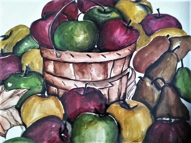 Fruit Painting by Angie ONeal