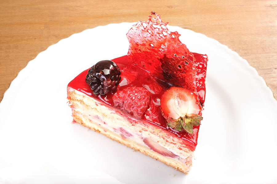 Fruit Cake Slice Photograph by Imagedepotpro