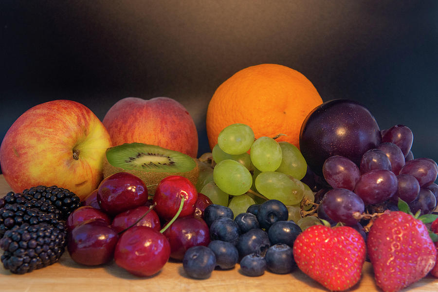 Fruit display  Photograph by Gareth Parkes