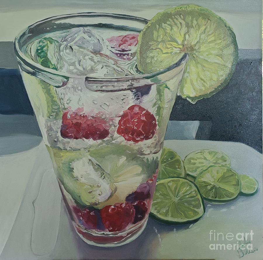 Fruit Infused Painting by Julie Garcia