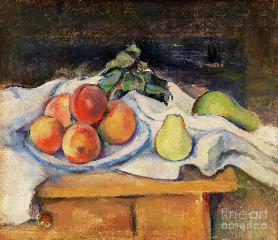 Still Life with Pitcher and Fruit Painting by Paul Cezanne - Fine Art  America