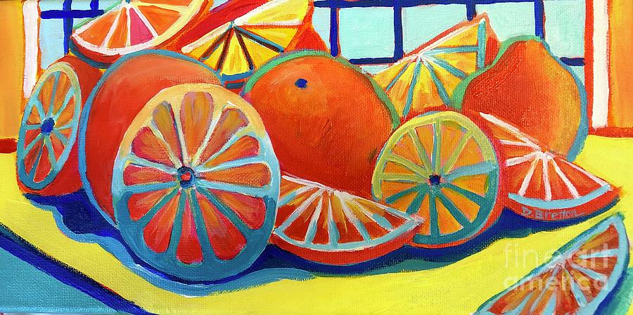 Fruit Pile Painting by Debra Bretton Robinson