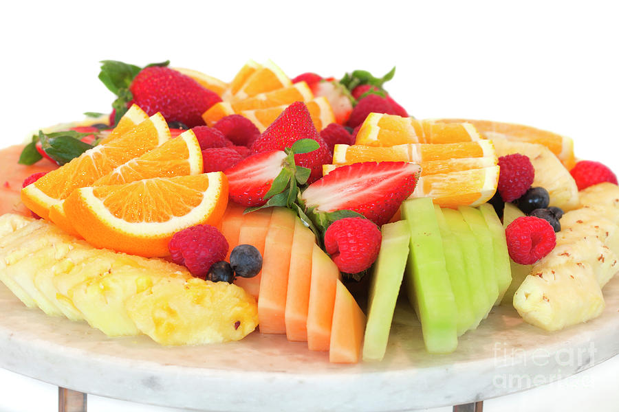 Fruit Platter Photograph by Anthony Totah