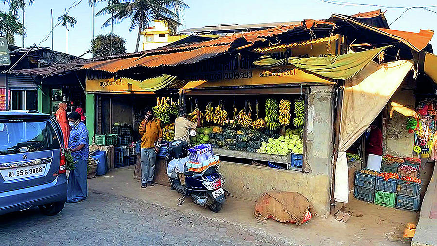 Fruit Shop Kerala India Ellen Stockdale Wolfe 