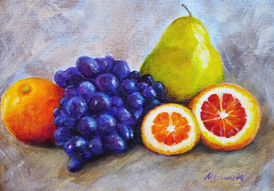 Fruit Still Life Painting by Marna Edwards Flavell