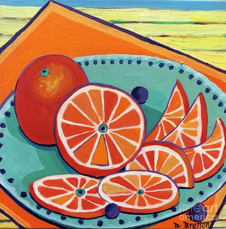 Fruiting the Breeze Painting by Debra Bretton Robinson