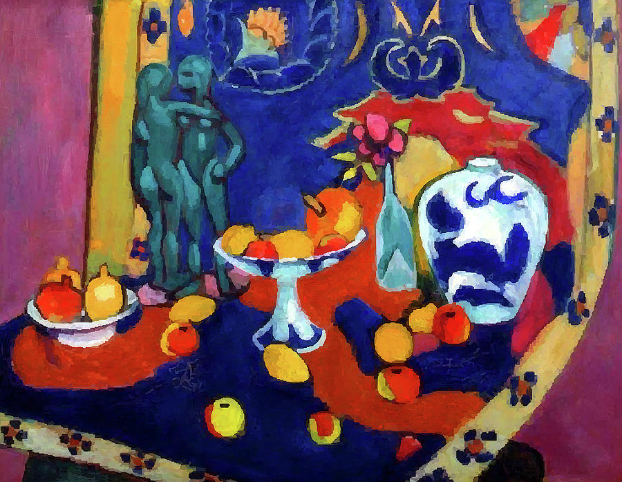 Fruits and Bronze Painting by Henri Matisse - Fine Art America