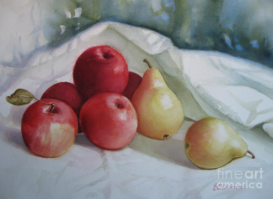 Fruits Painting by Elena Oleniuc