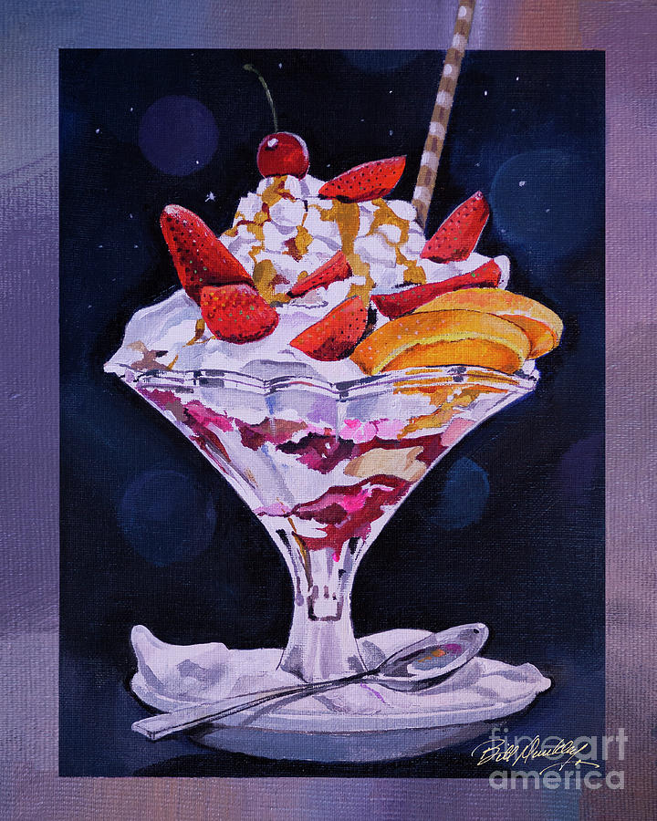 Fruity Frozen Delight Painting by Bill Dunkley