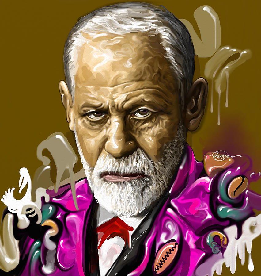 Sigmund Freud Digital Art by Kegya - Fine Art America