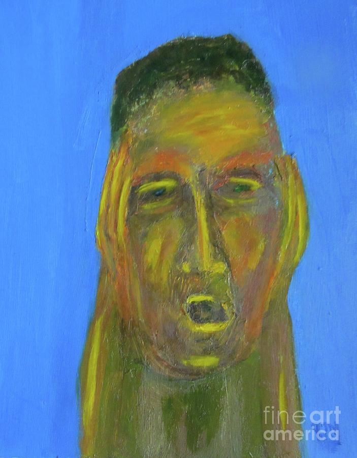 Frustrated - Abstract Oil Painting Painting by Anthony Morretta