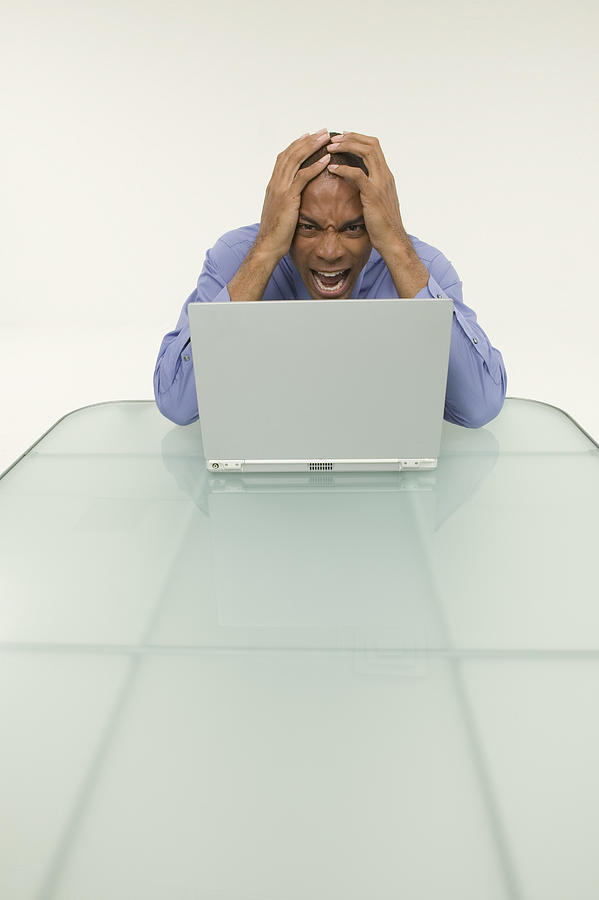 Frustrated businessman Photograph by Comstock Images