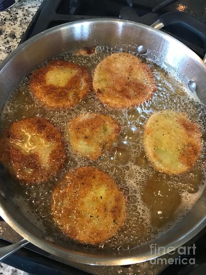 Frying Green Tomatoes Photograph by Carol Groenen