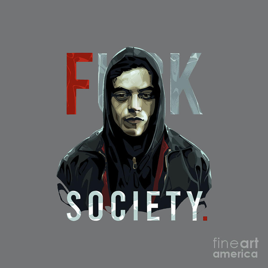 Fsociety Drawing by Carla Lailasari - Fine Art America