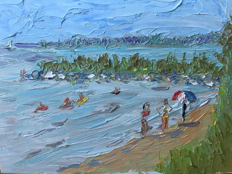 Ft Smallwood Beach #2 Painting by John Macarthur