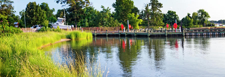 Ft Smallwood Pk Boat Launch Pano Photograph by Brian Wallace - Fine Art ...