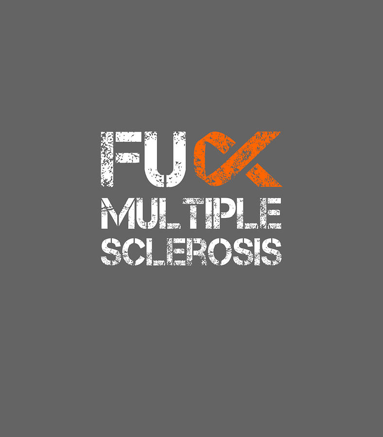 3 Pcs - Fuck Multiple Sclerosis MS Support Ribbon Gift for MS Patient  Multiple Sclerosis Awareness Sticker - Laptop Water Bottle Tumbler Car  Truck