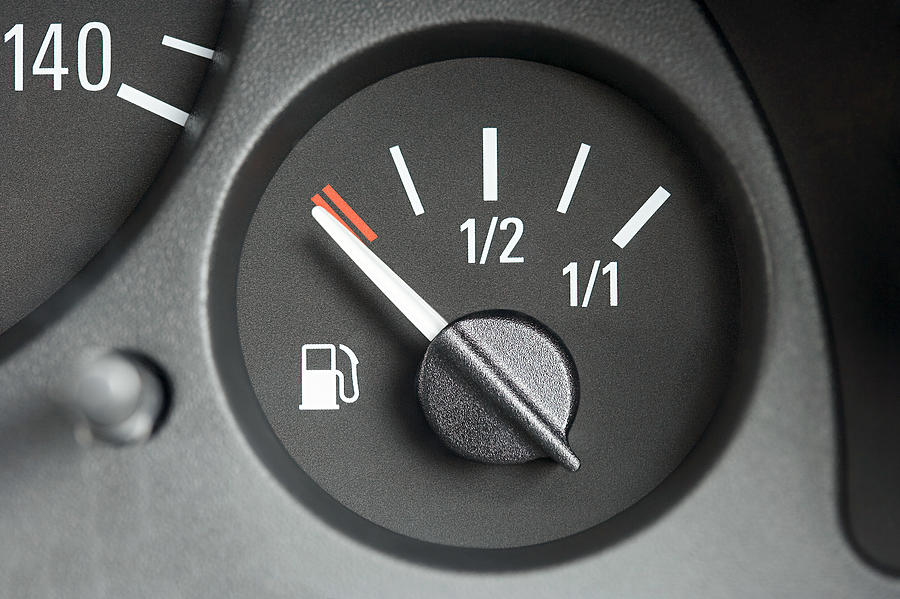 Fuel gauge Photograph by Image Source