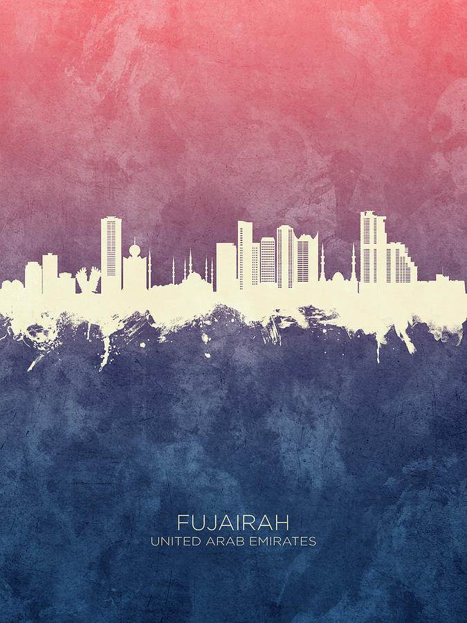 Fujairah Skyline #24 Digital Art by Michael Tompsett