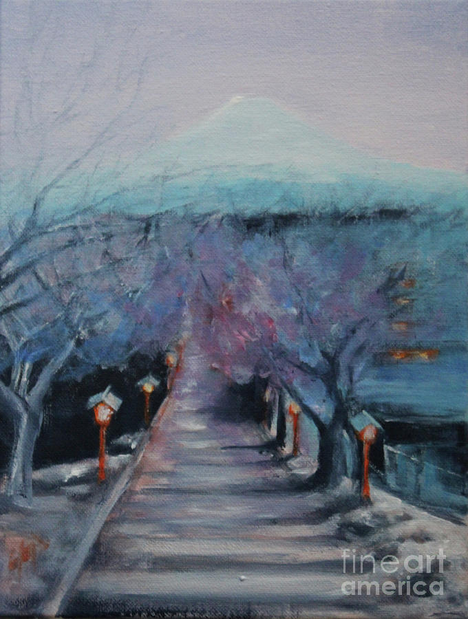 Fuji-san Painting by Jane See