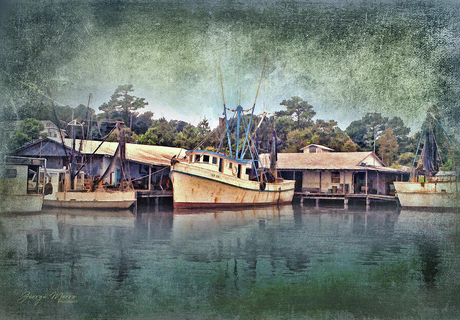 Fulchers Landing Shrimpers Photograph by George Moore