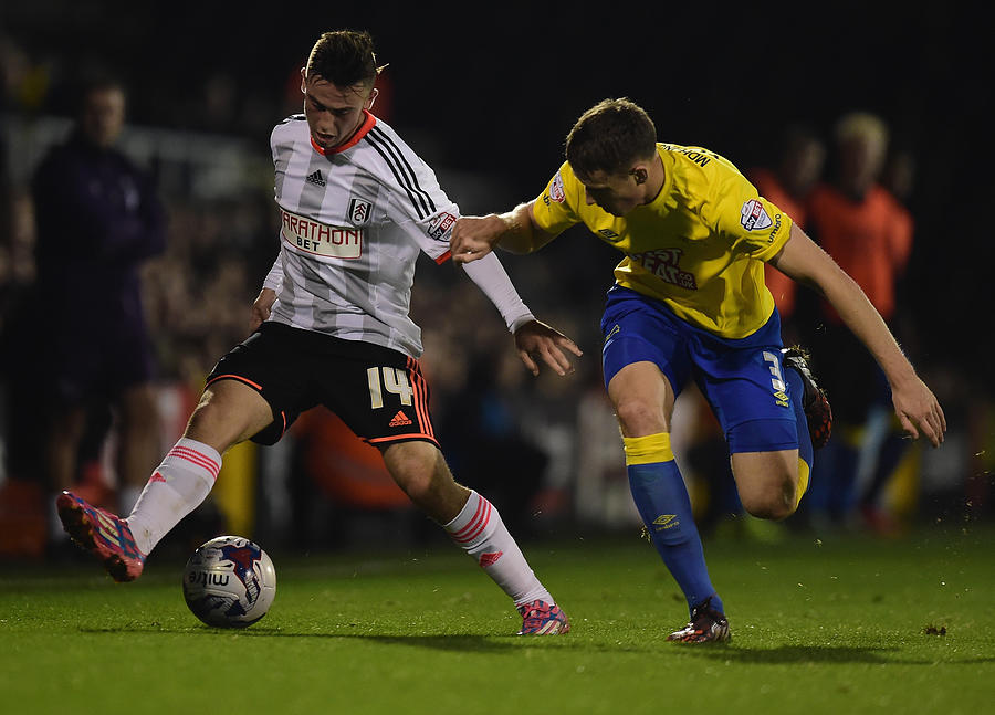 Fulham v Derby County - Capital One Cup Fourth Round Photograph by Jamie McDonald