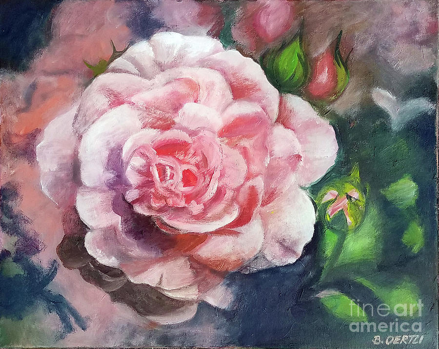Full Bloom Painting by Barbara Oertli