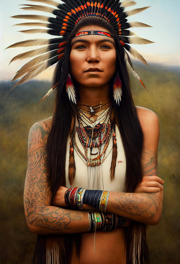 native american body paint