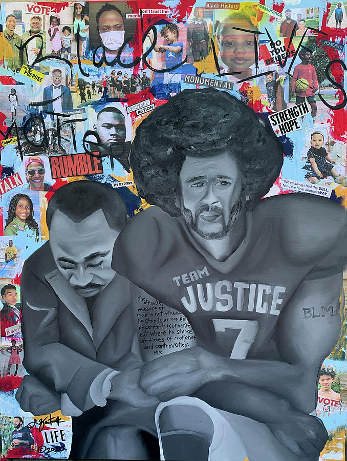 Full Circle Black Lives Matter Painting by Chelsea VanHook