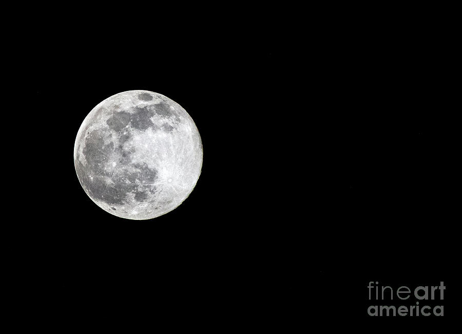 Full Moon 2 Photograph by Nina Ficur Feenan
