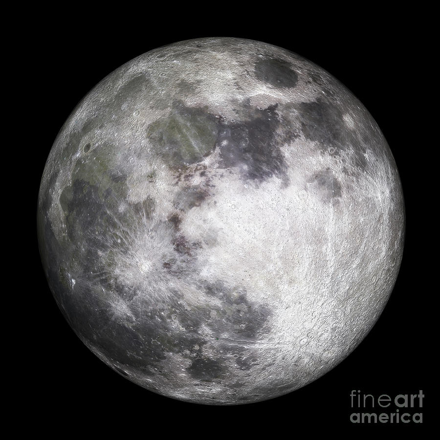 Full Moon - 3d Render Photograph