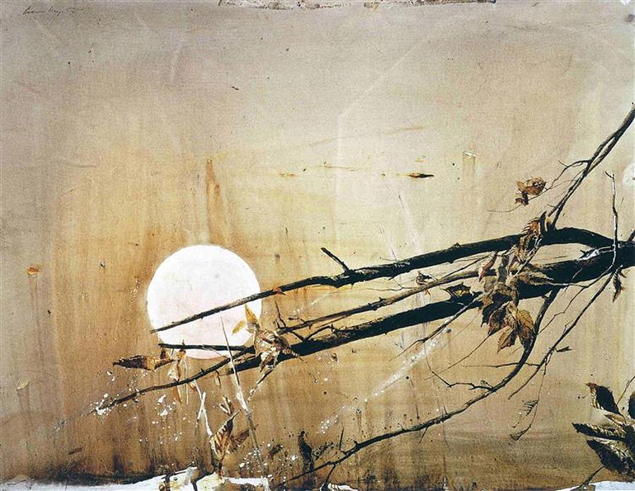 Full Moon Painting by Andrew Wyeth